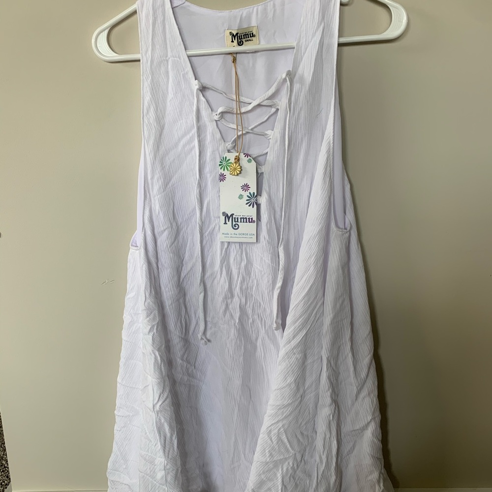 White Summer Cover-Up Dress